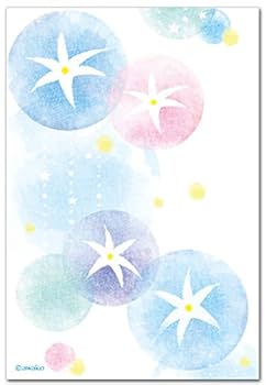 Amazon | 和風ポストカード 「すかし朝顔」 夏の絵葉書 暑中